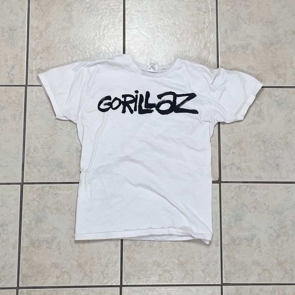 Gorillaz Band T-Shirt White Medium